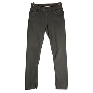 Alice + Olivia Dark Gray Skinny Jeans Sz 28 Made in USA Stretch 28.5" Inseam‎